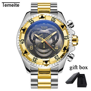 Mens Fashion Big Dial Watch