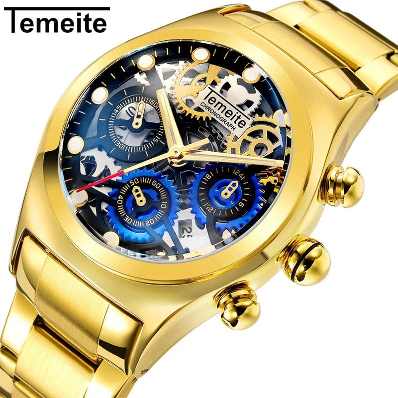Top Brand TEMEITE Men Watch
